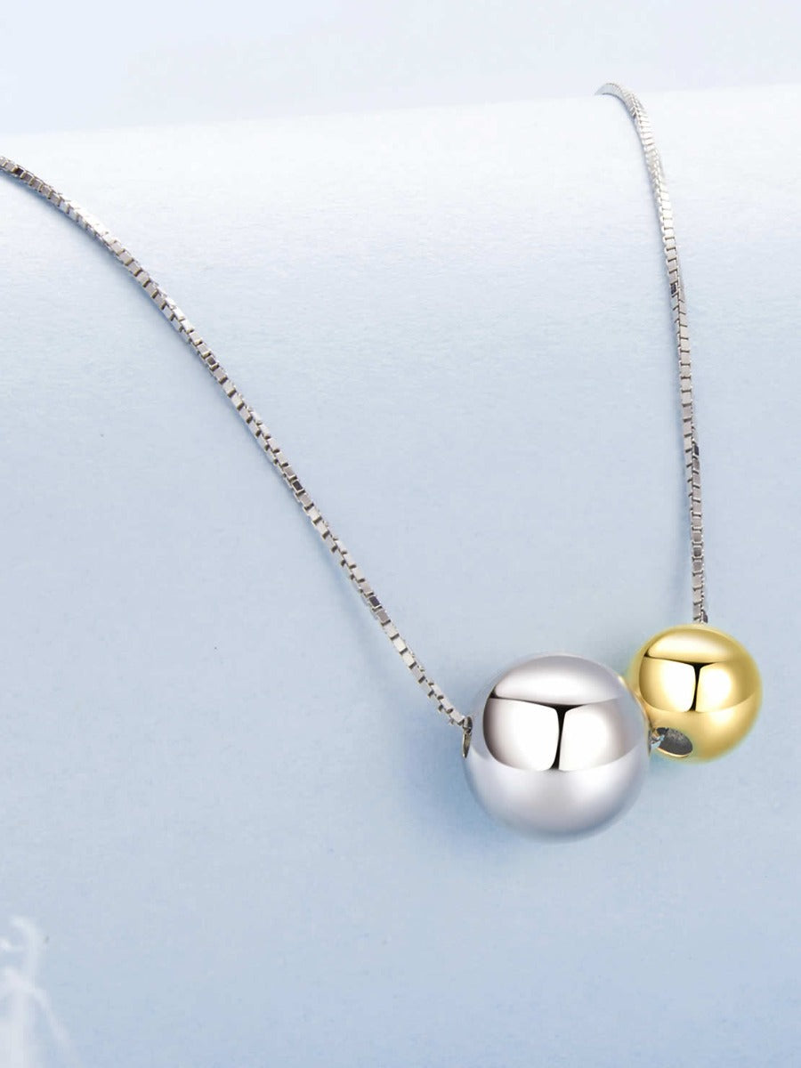 Colier din argint Unity Spheres