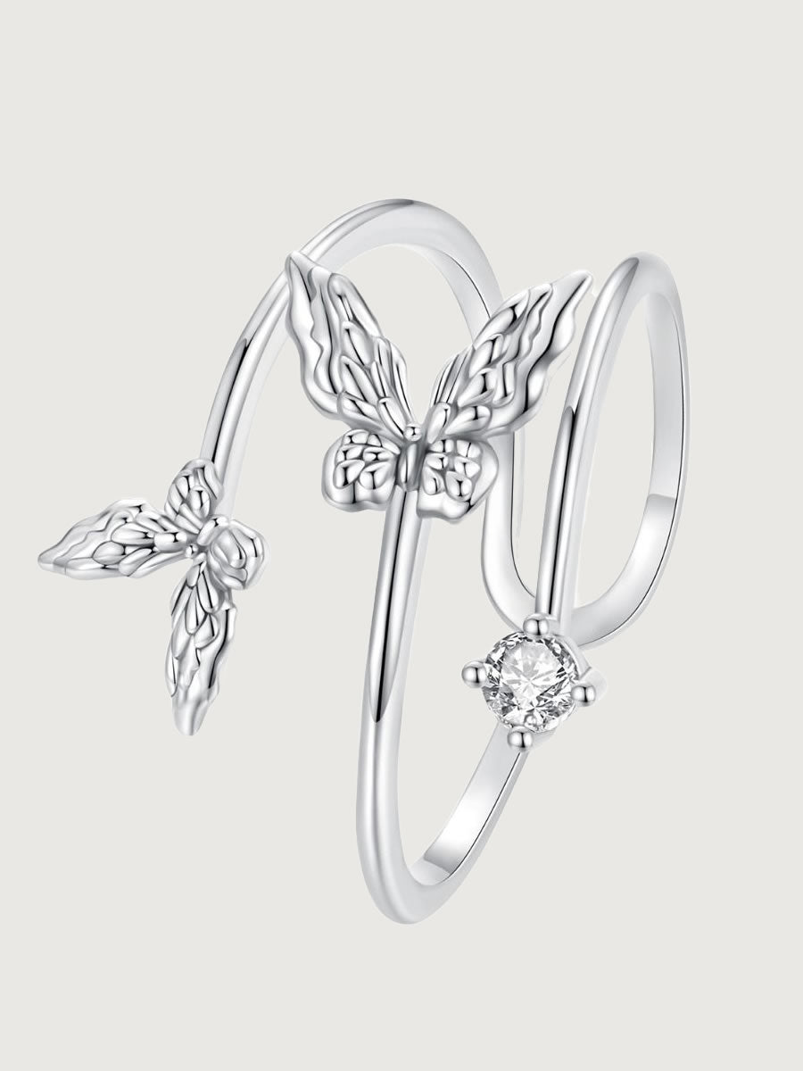Inel din Argint Graceful Flutter