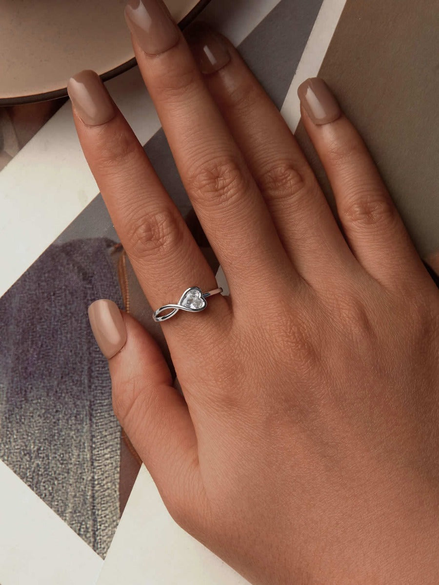 Inel din Argint Timeless Heart