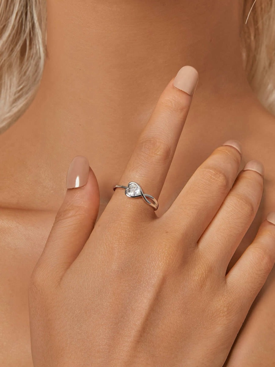 Inel din Argint Timeless Heart