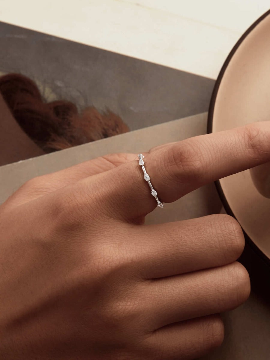 Inel din Argint Luminous Band