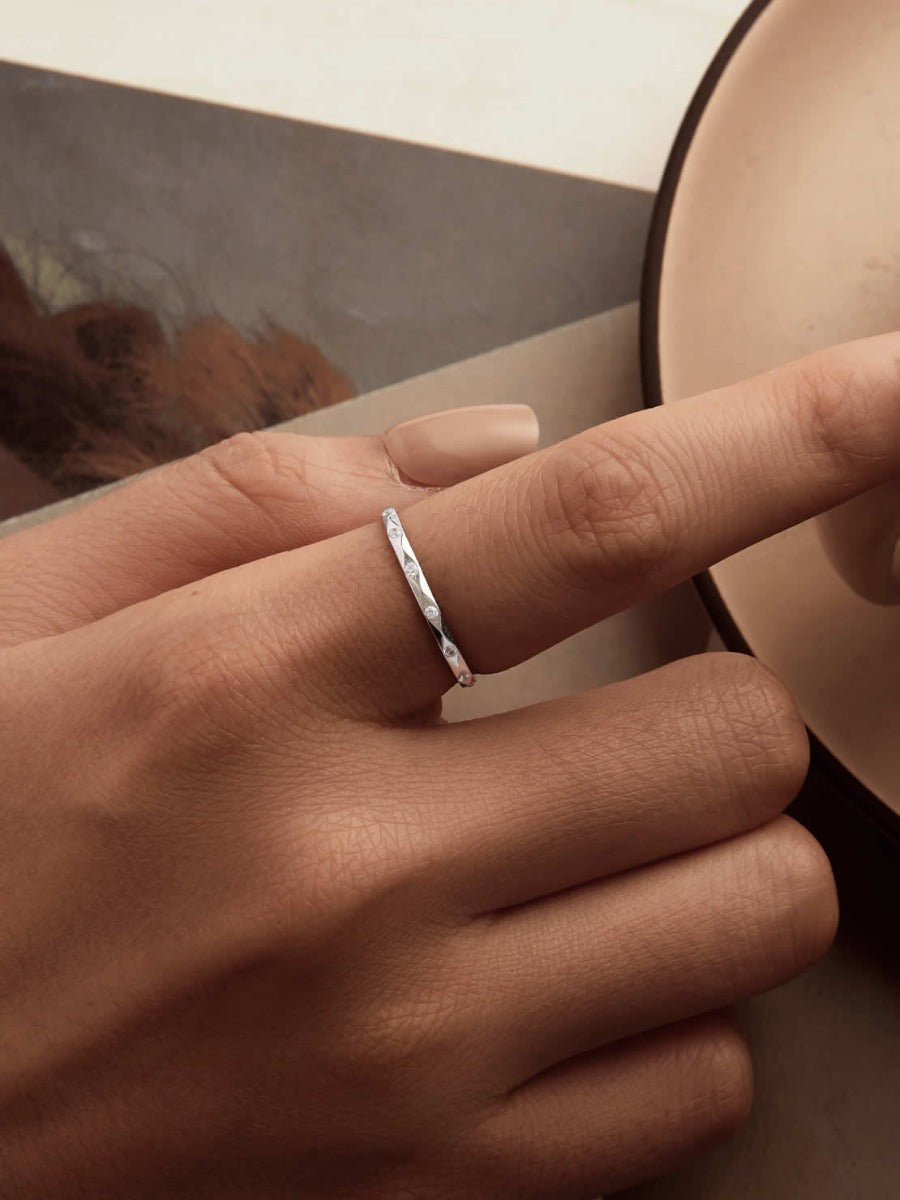 Inel din Argint Luminous Facet