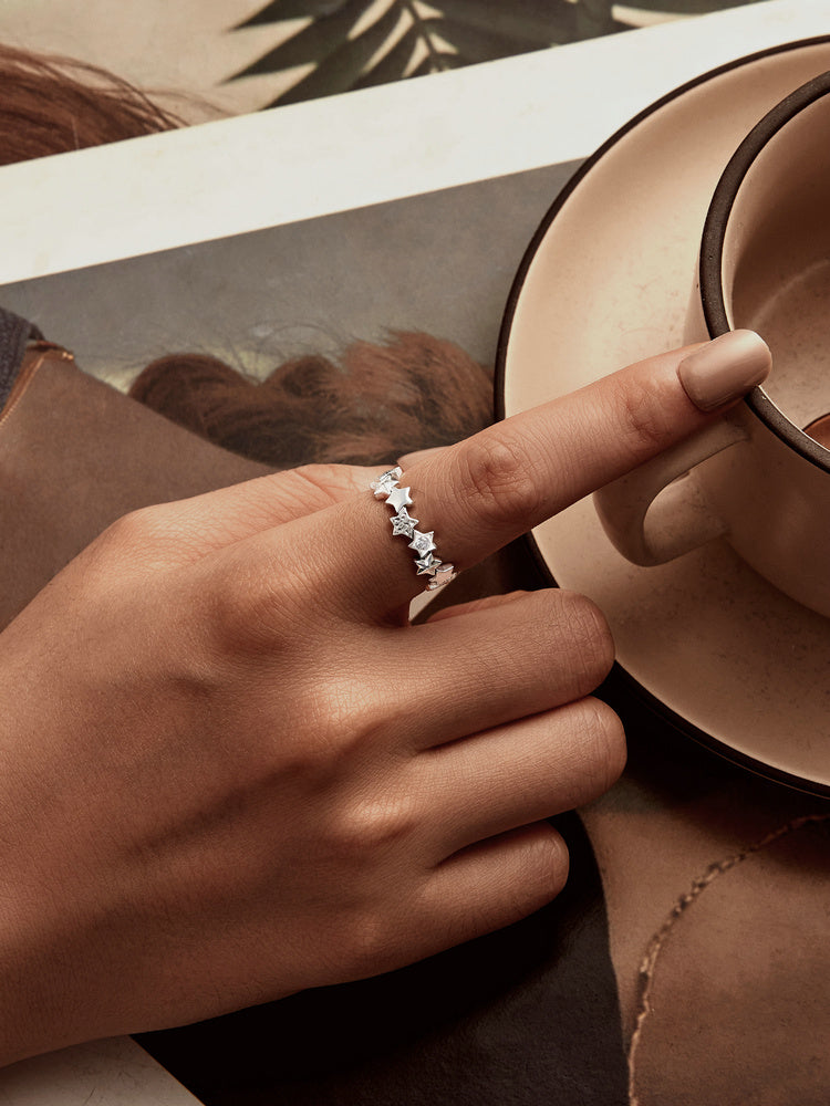 Inel din Argint Celestial Orbit