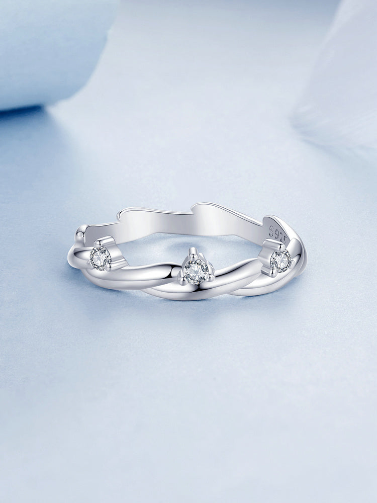 Inel din Argint Twilight Weave