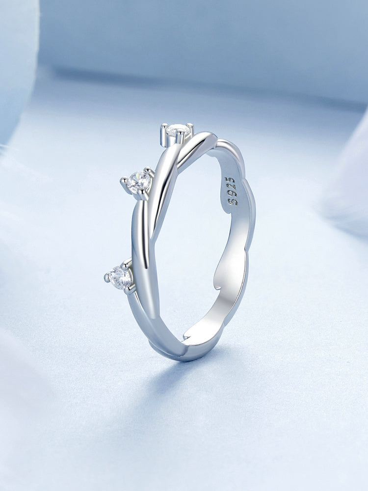 Inel din Argint Twilight Weave