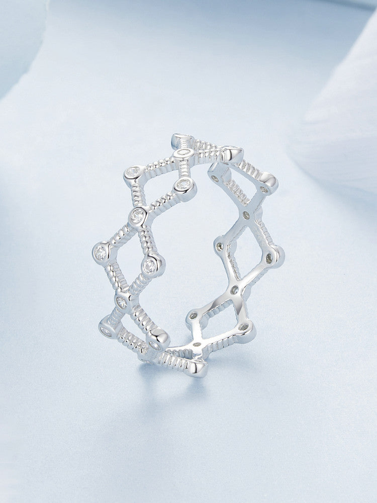 Inel din Argint Celestial Lattice
