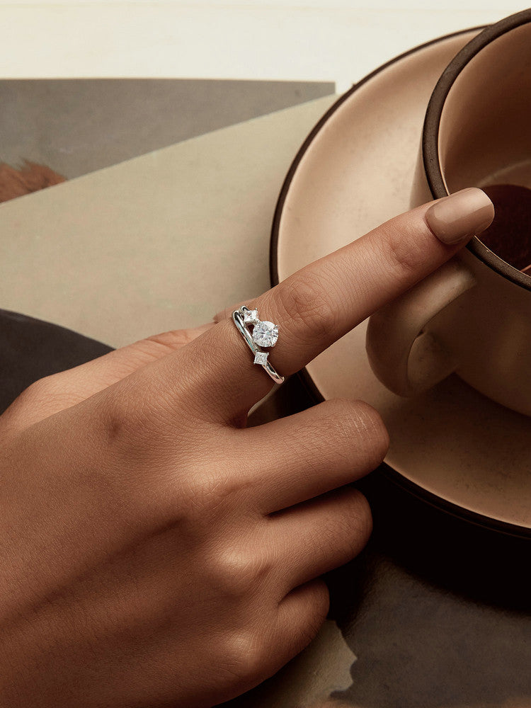 Inel din Argint Trinity Spark