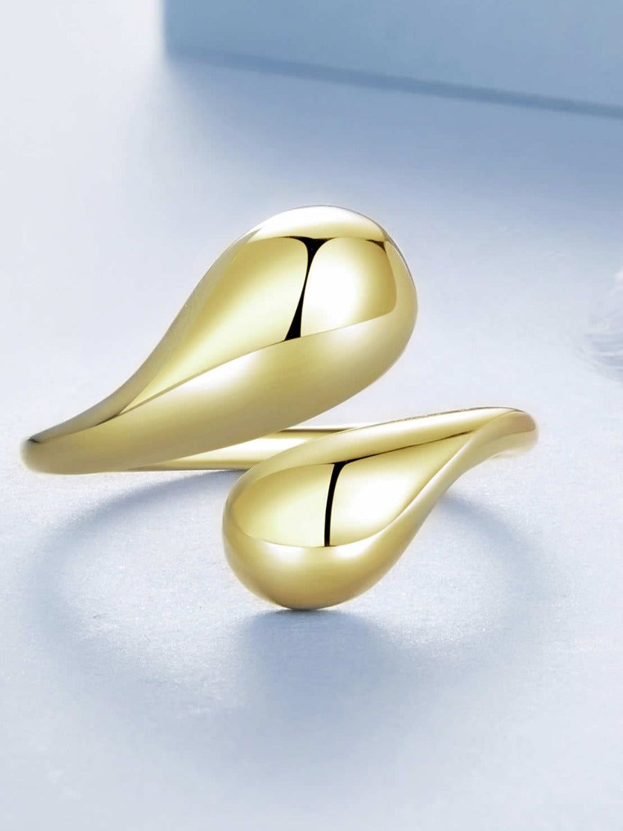 Inel din Argint Golden Flow