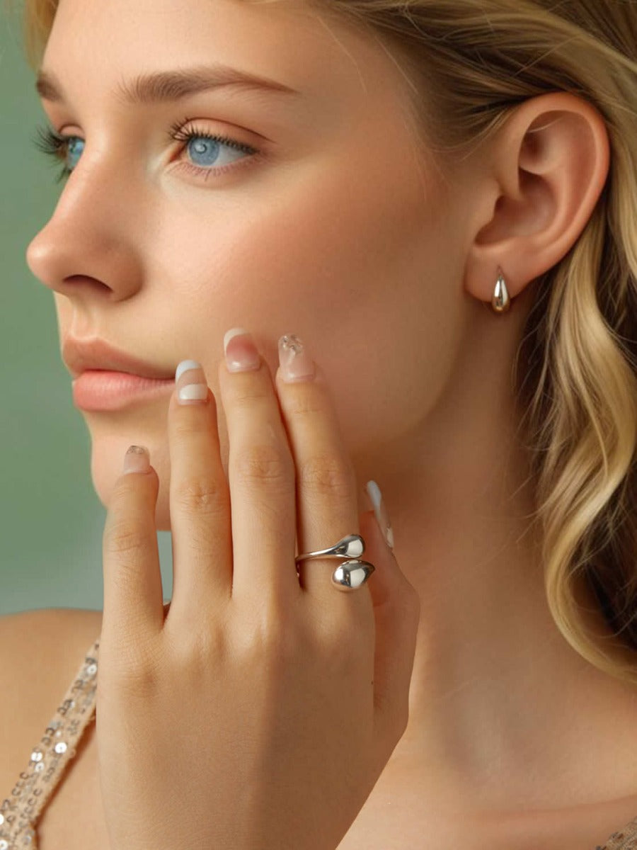 Cercei din Argint Silver Flow