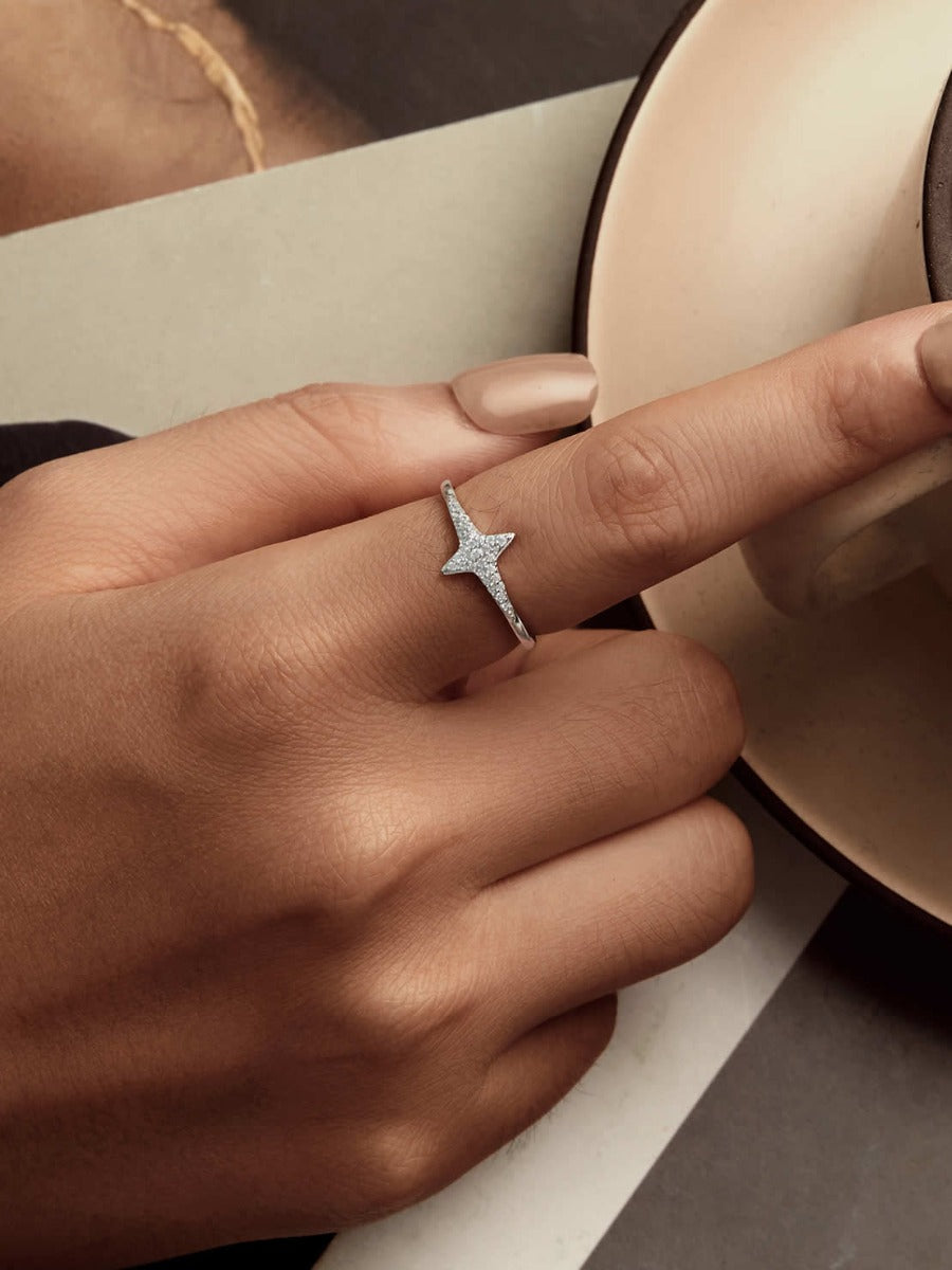 Inel din Argint Starlit Glow