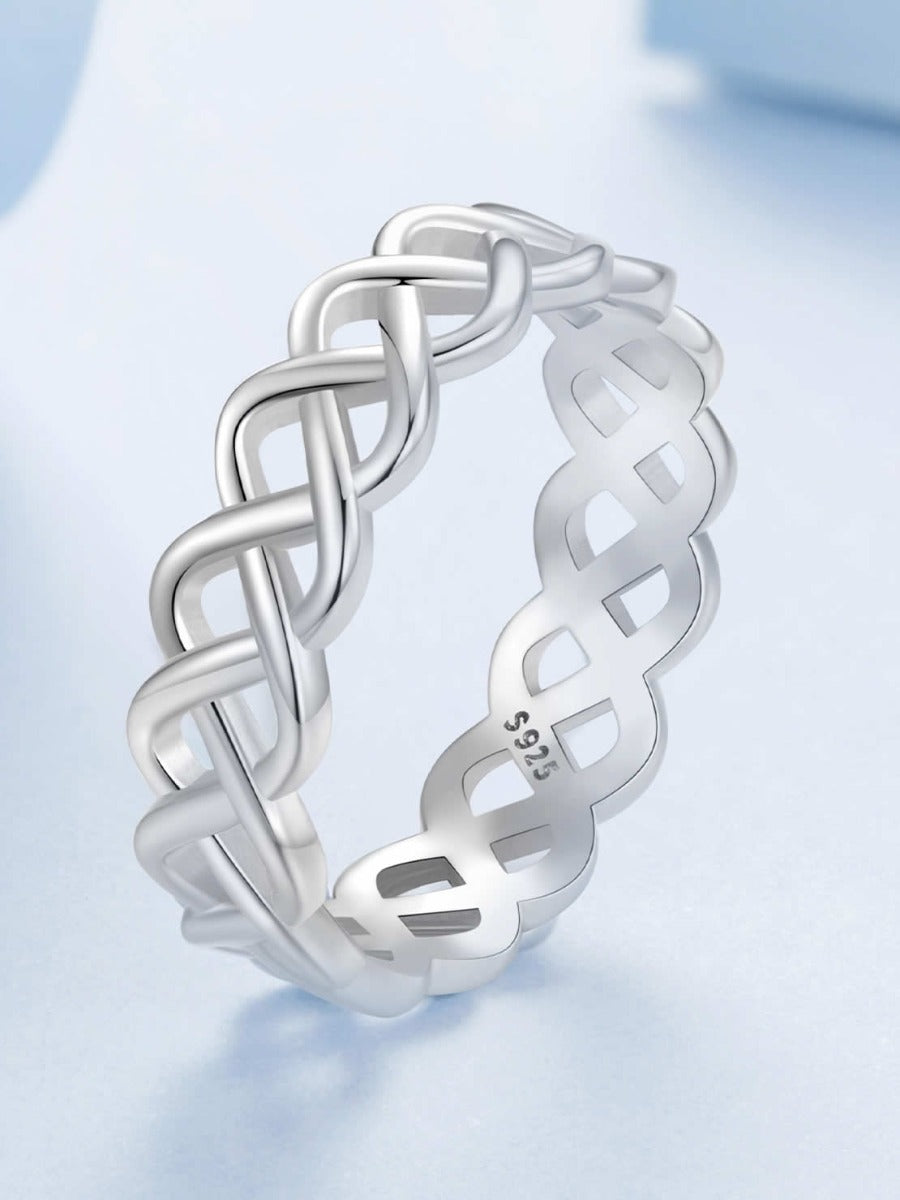 Inel din Argint Eternal Weave