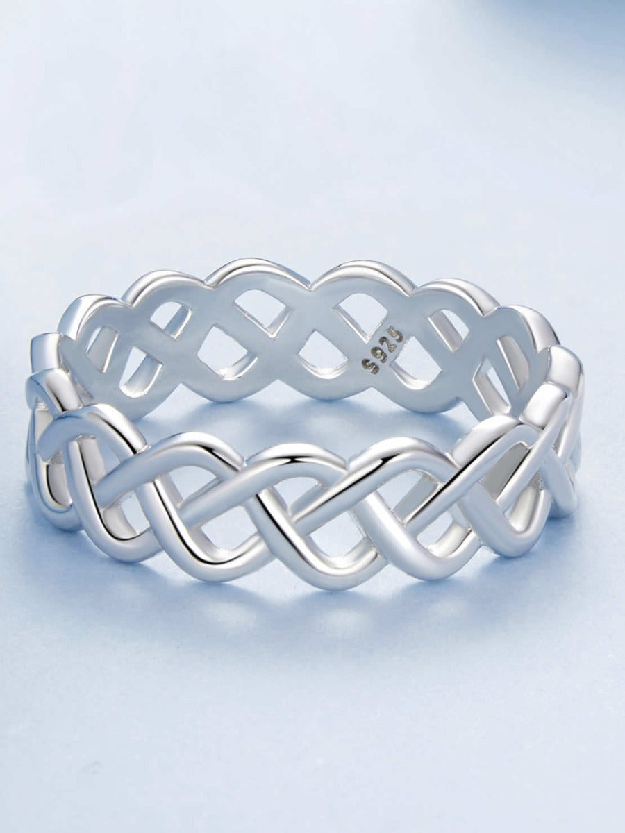 Inel din Argint Eternal Weave