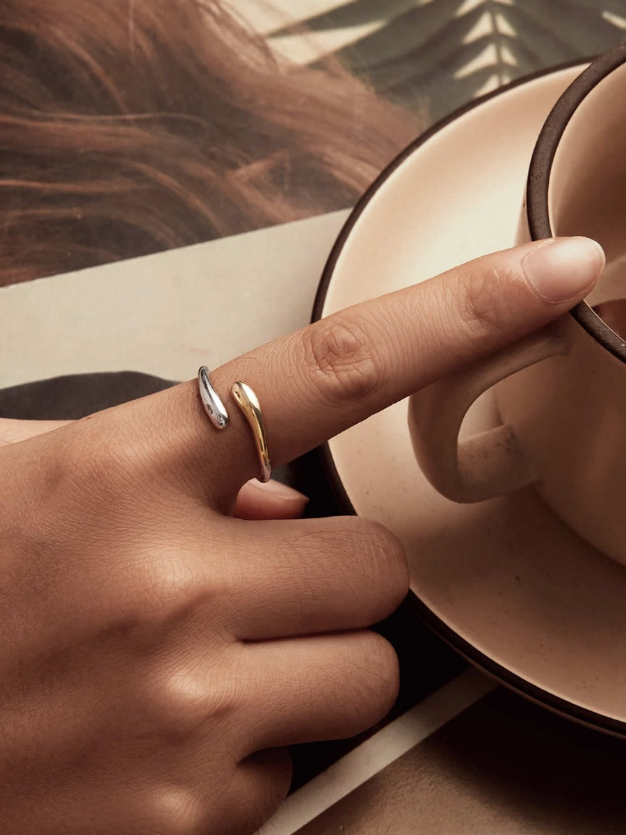 Inel din Argint Harmonic Flow