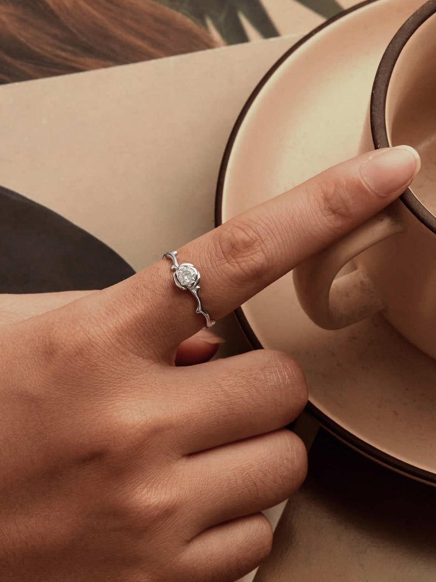 Inel din Argint Whispering Rose