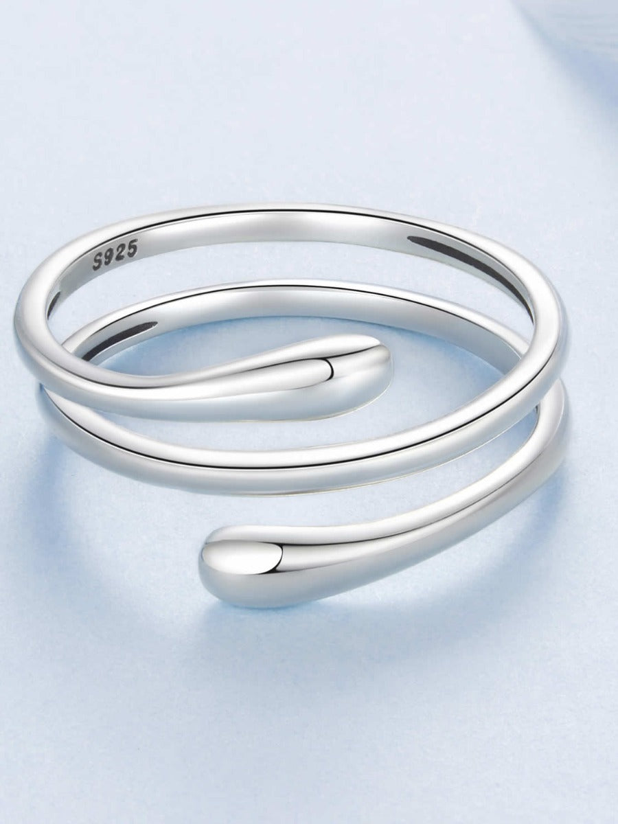 Inel din Argint Fluid Elegance