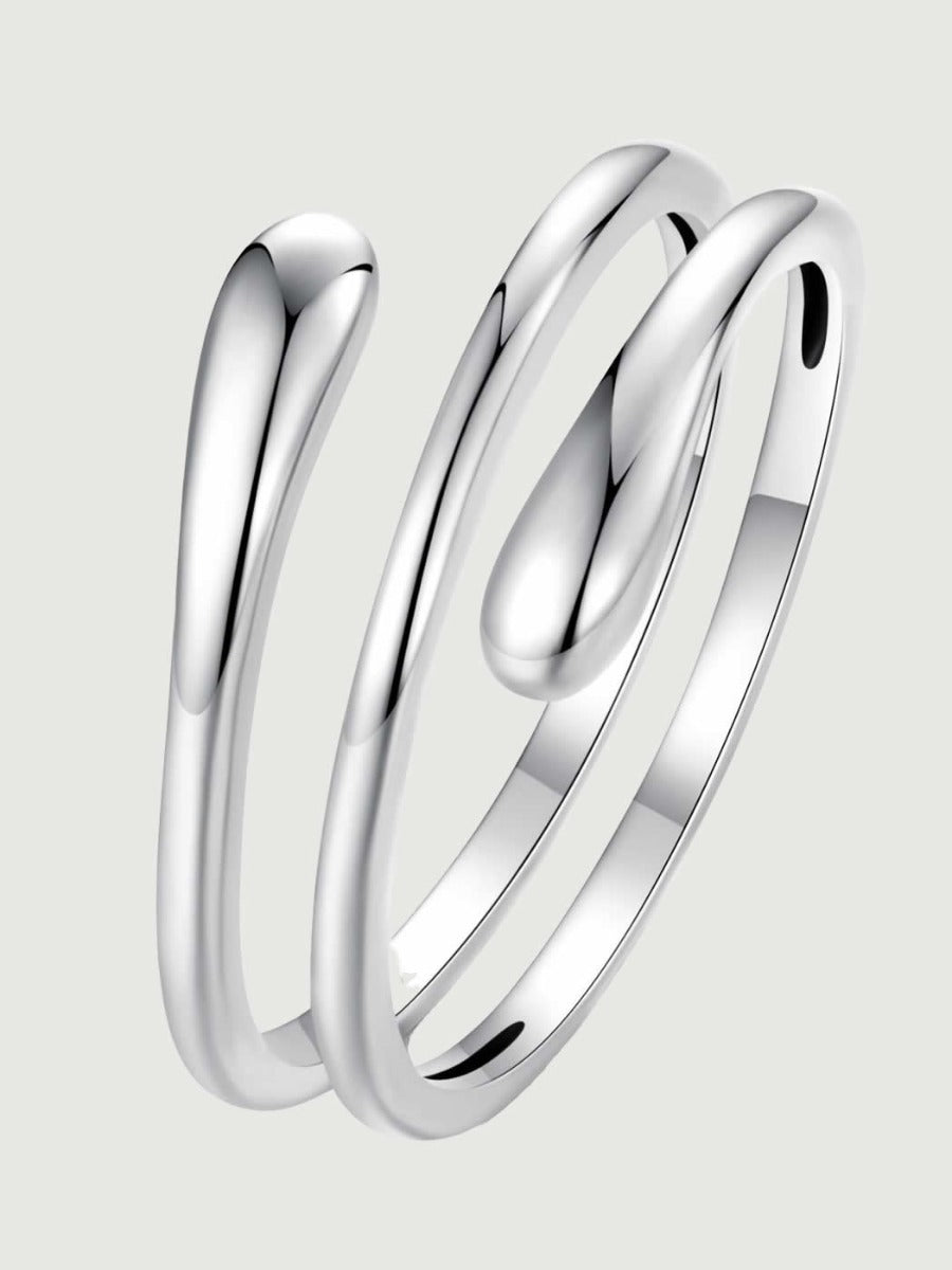 Inel din Argint Fluid Elegance