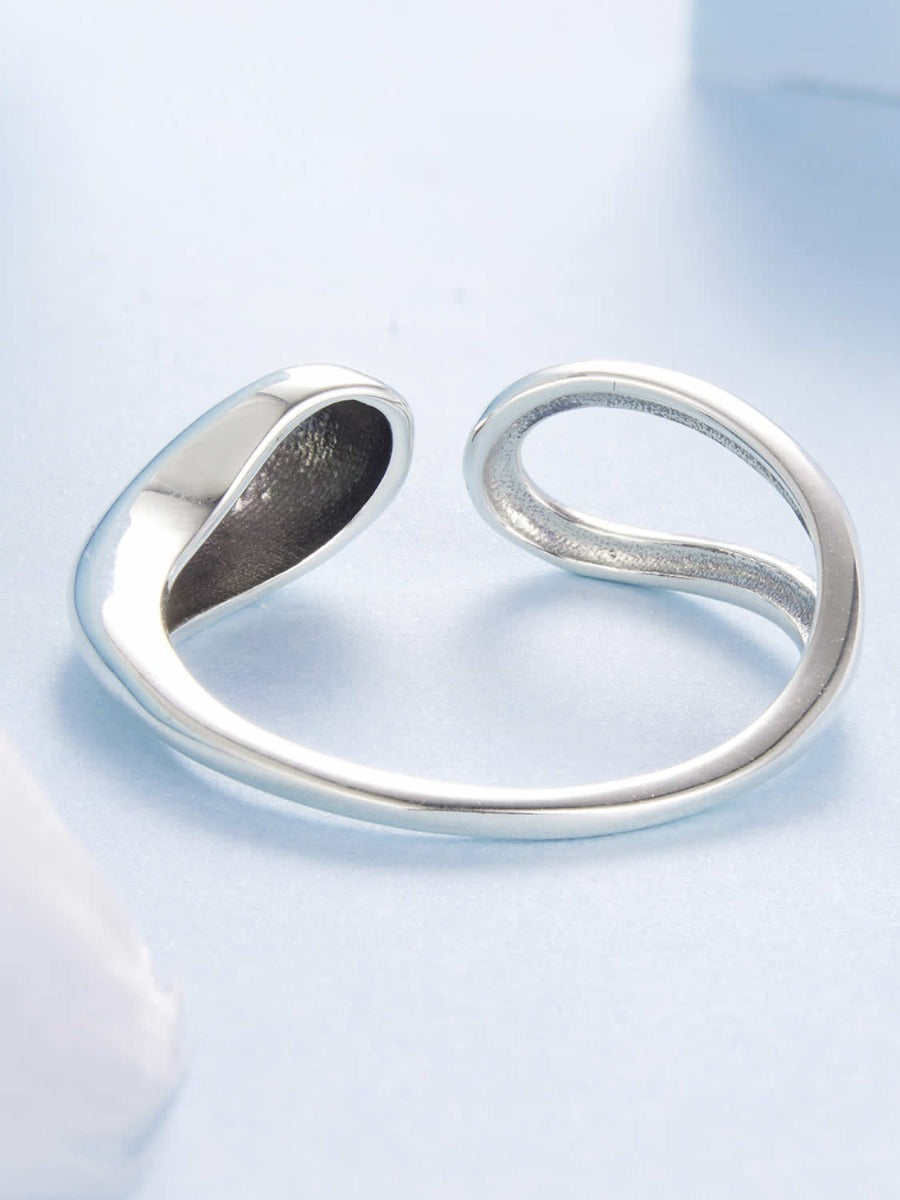 Inel din Argint Liquid Loop