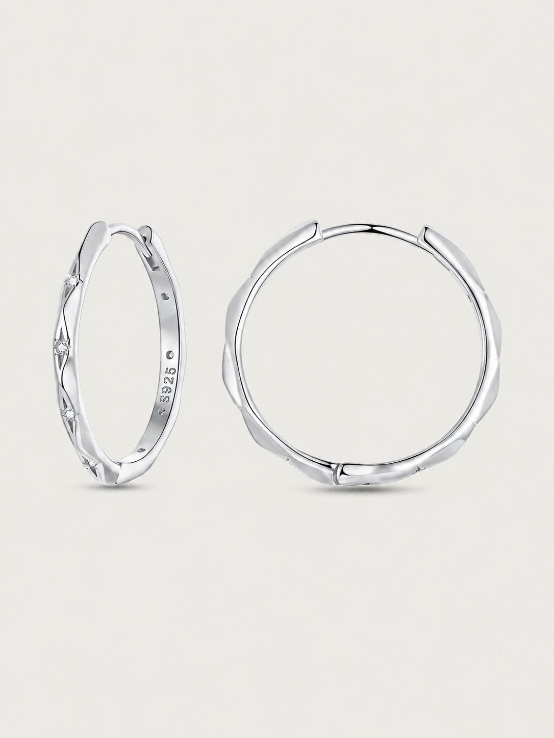 Cercei din Argint Celestial Orbit cu zirconii 5A