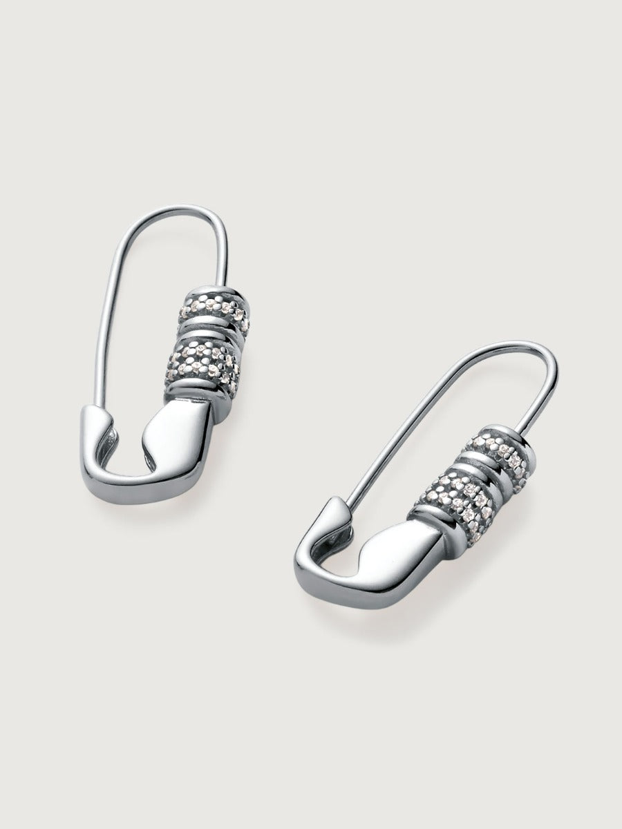 Cercei din argint Freedom Silver cu zirconii 5A