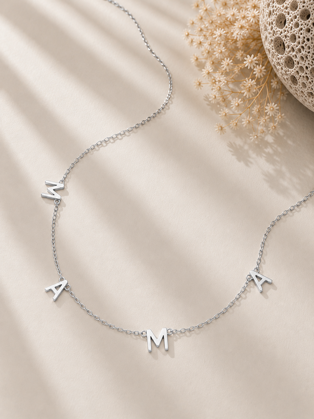 Colier din argint 925 pentru mama Silver Mama’s Treasure unghi diferit