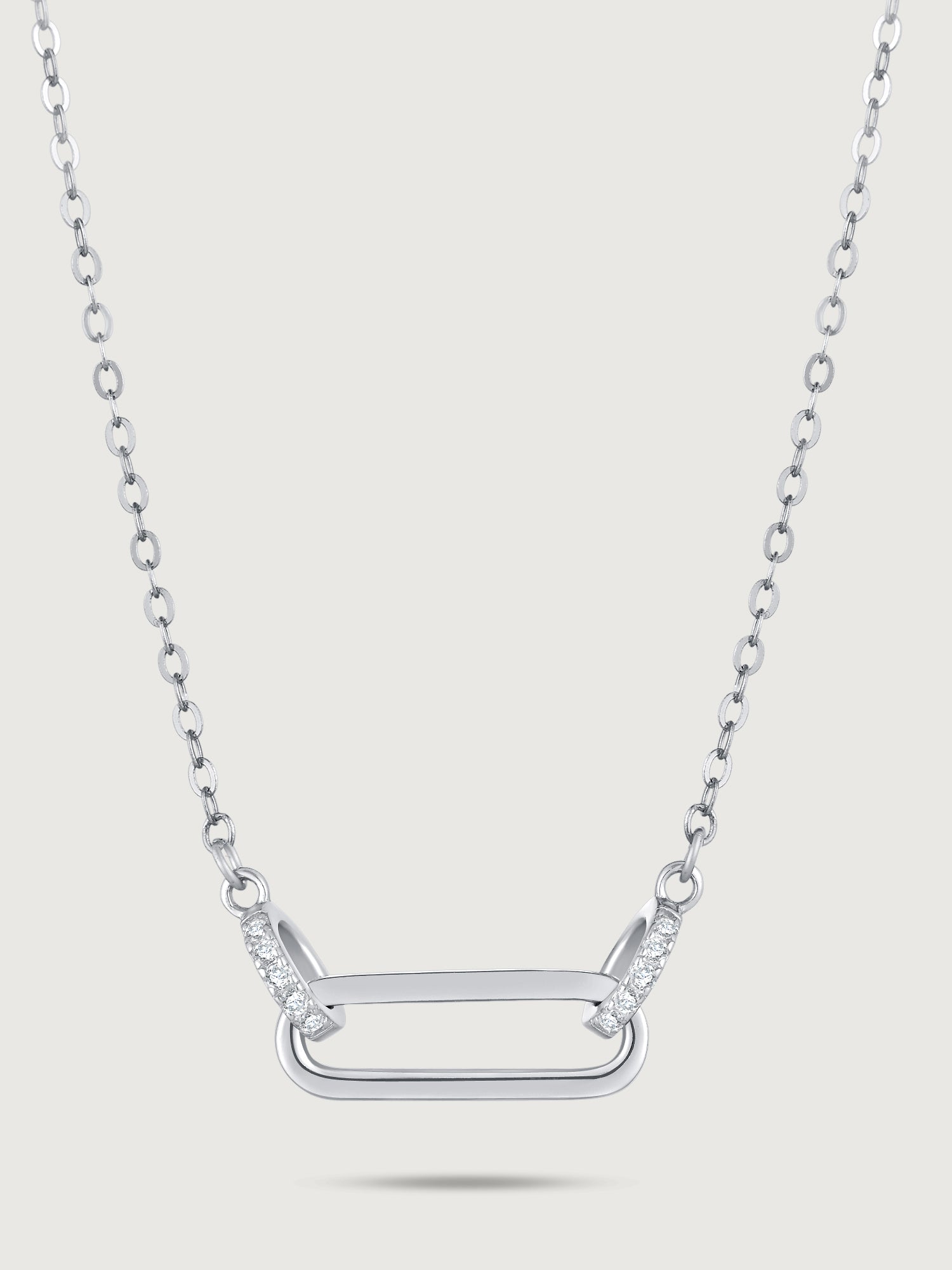 Colier din argint 925 Silver Linked Radiance geometric