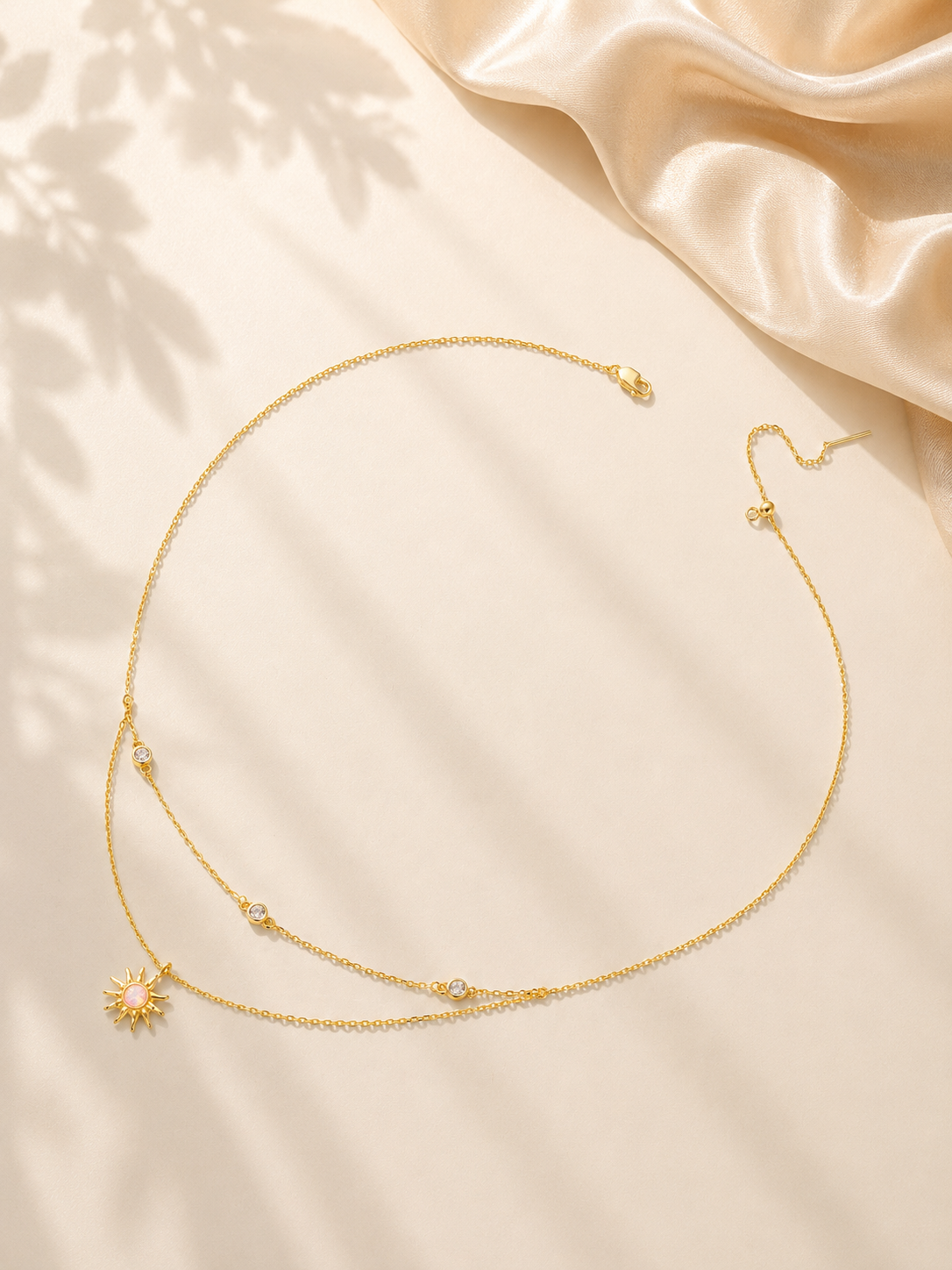 Colier cadou elegant din argint layered