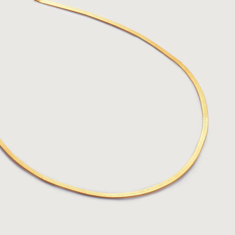 Colier minimalist tip snake din argint