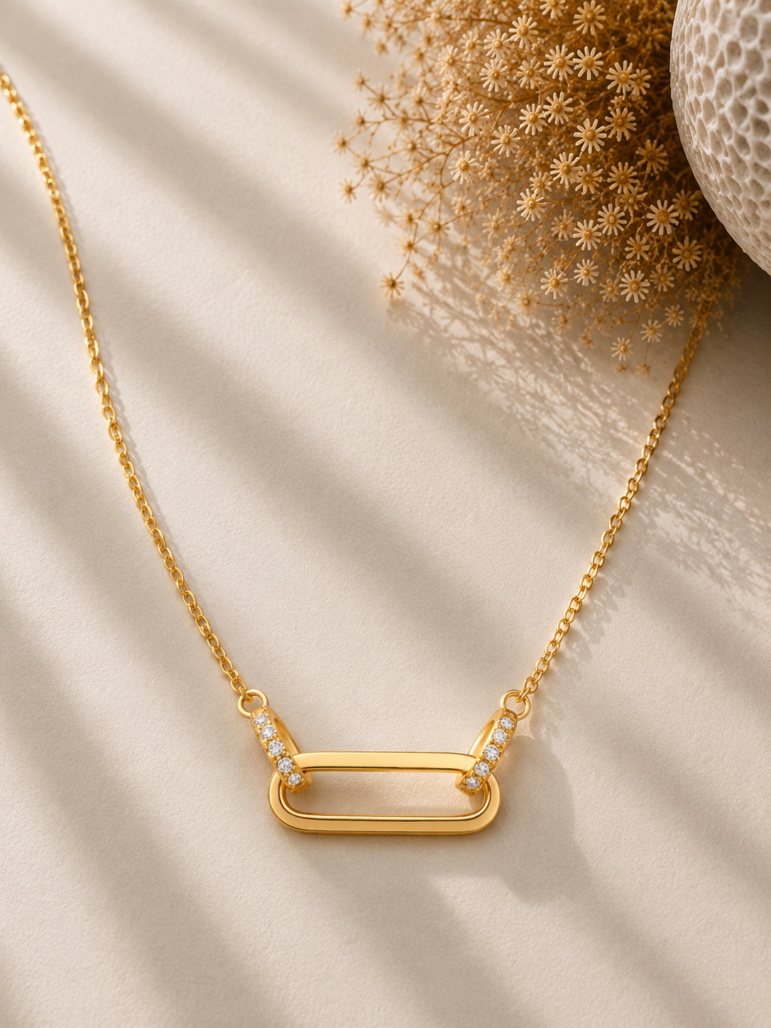 Colier modern din argint cadou geometric