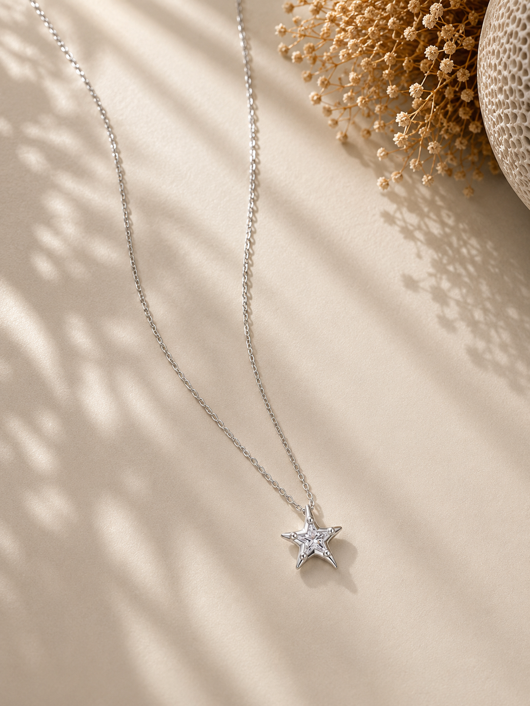 Colier stea din argint 925 Silver Starlit Charm editorial