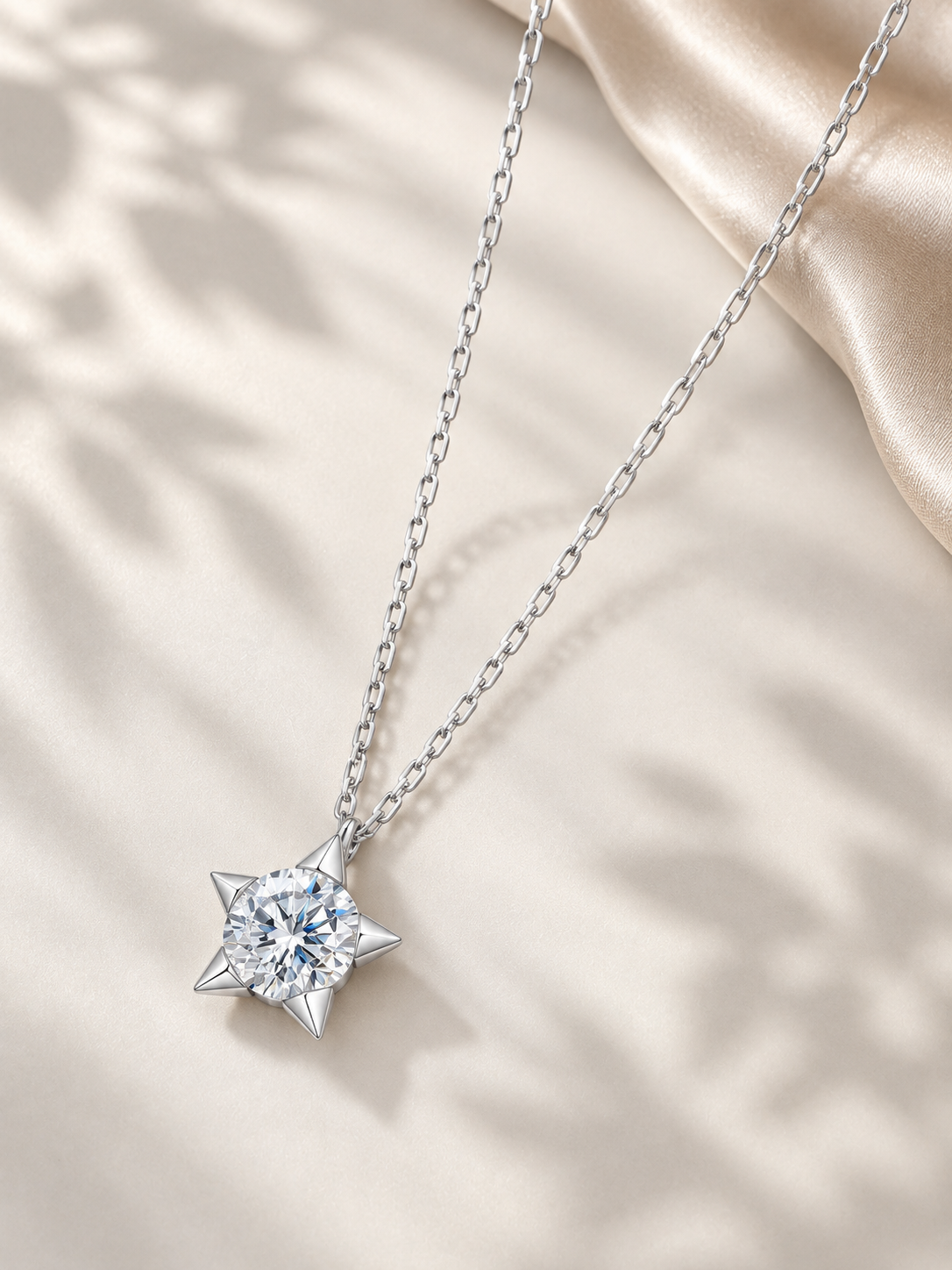 Colier Stea Moissanite Stellar Glow