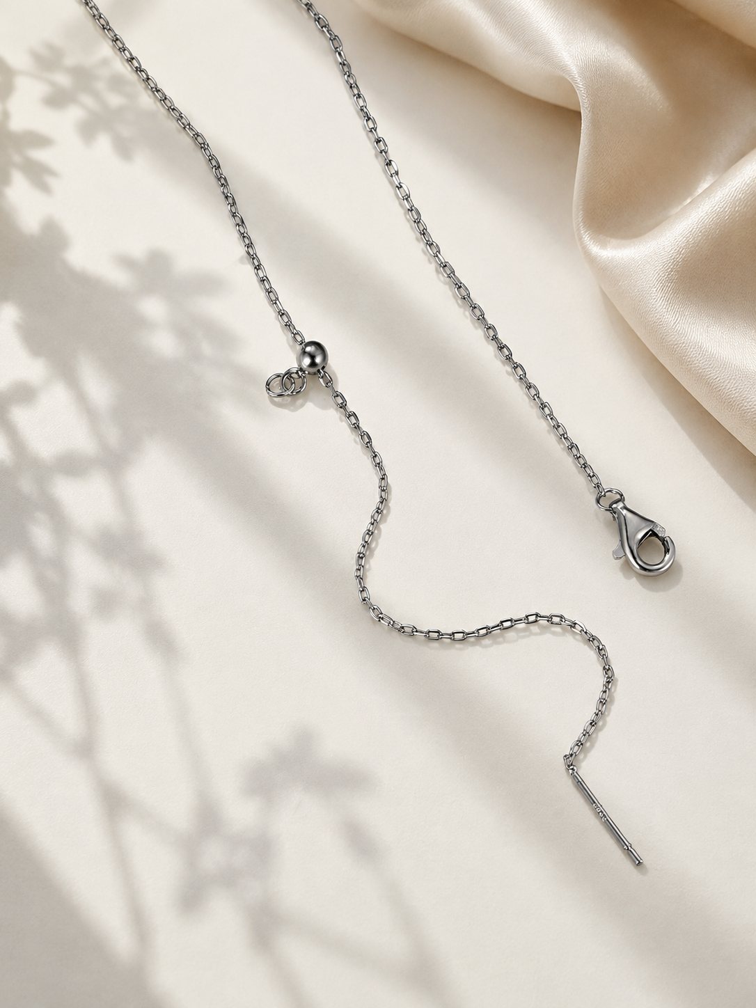 Colier Teardrop din argint cu moissanite