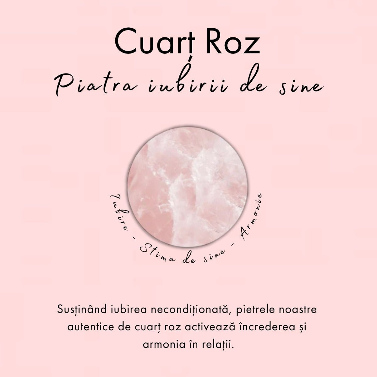 Cercei din Argint Rose Quartz Sara Silver