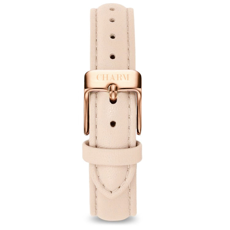 Boulevard - 20mm Natural Leather Nude Rose
