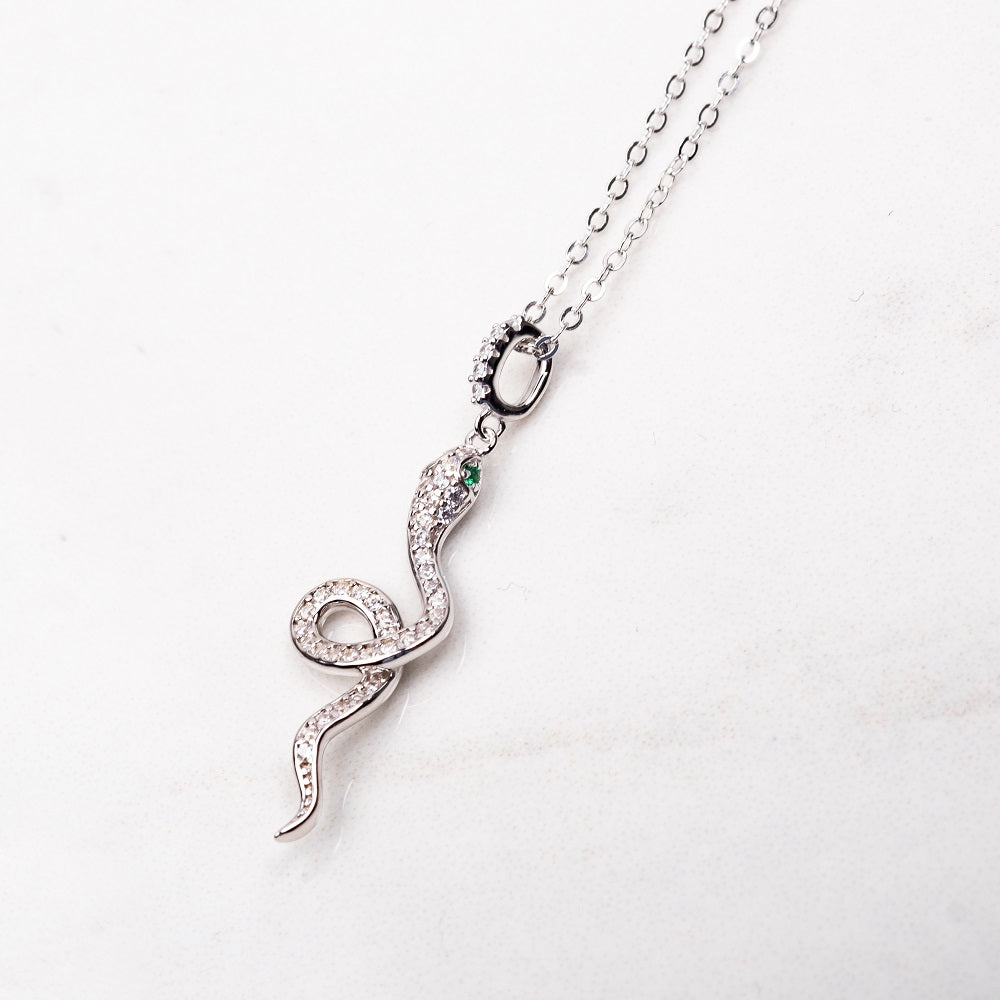 Pandantiv cu Lantisor din Argint Love Necklace