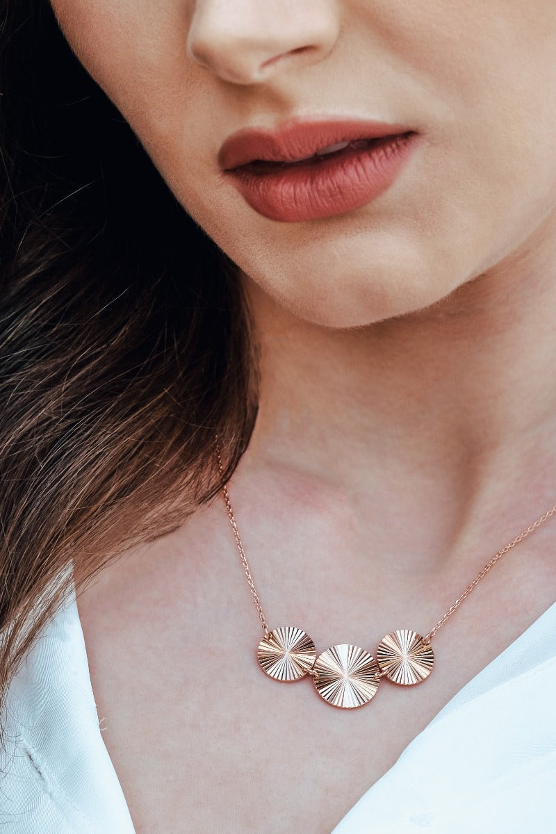 Colier din Argint Cairo Amunet Rose