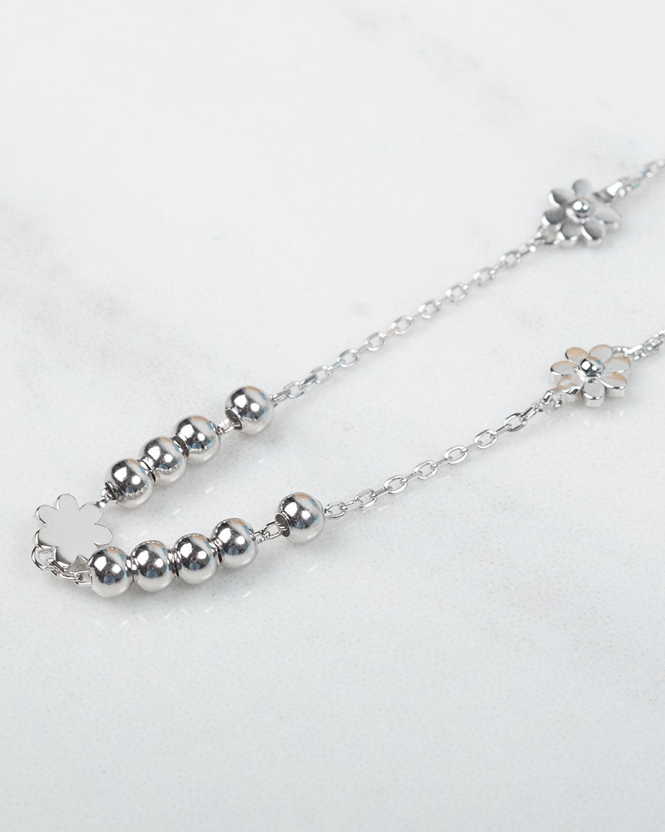 Bratara din Argint White Daisy