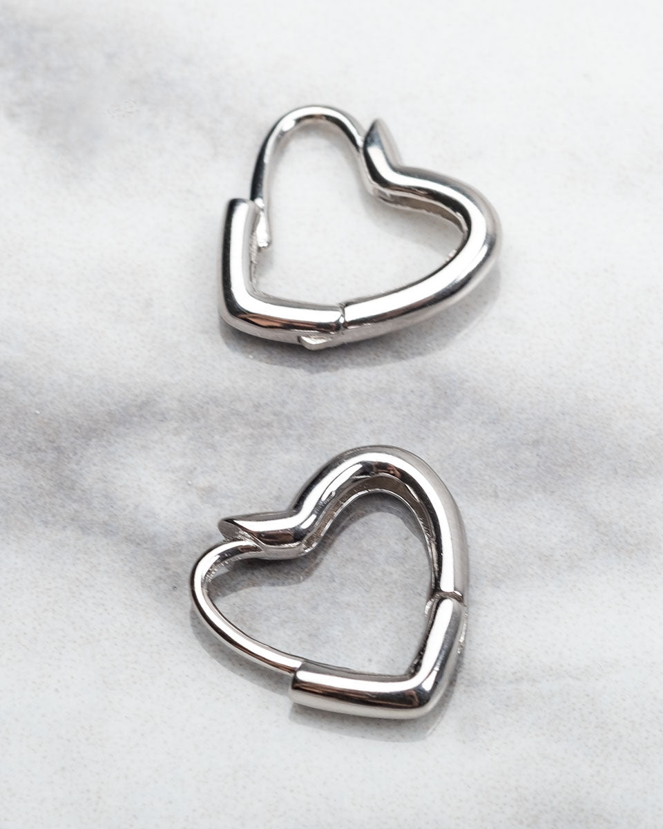 Cercei din Argint Metal Love