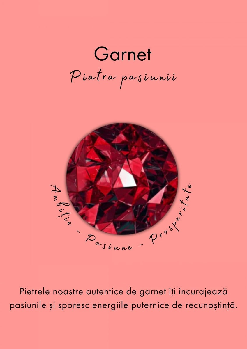 Inel din Argint Garnet Valentina Silver