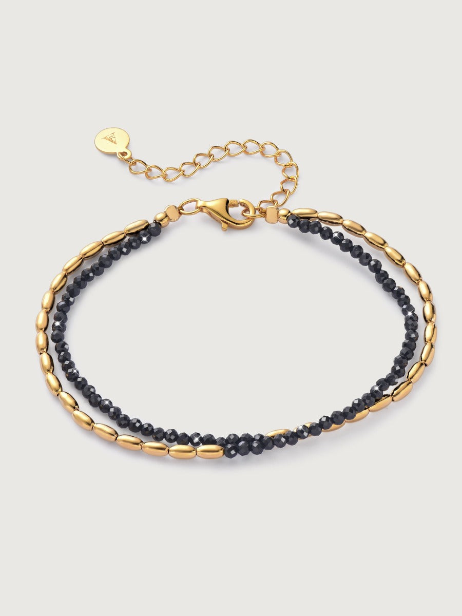 Bratara din Argint Black Onyx Nocturne