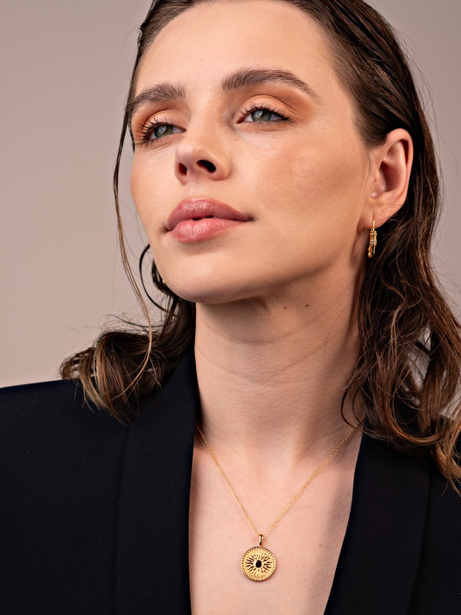 Cercei din Argint Freedom Gold