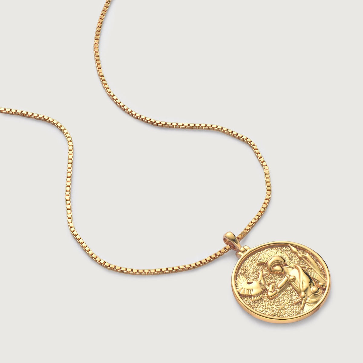 Pandantiv cu Lantisor din Argint The Royal Huntress Auriu