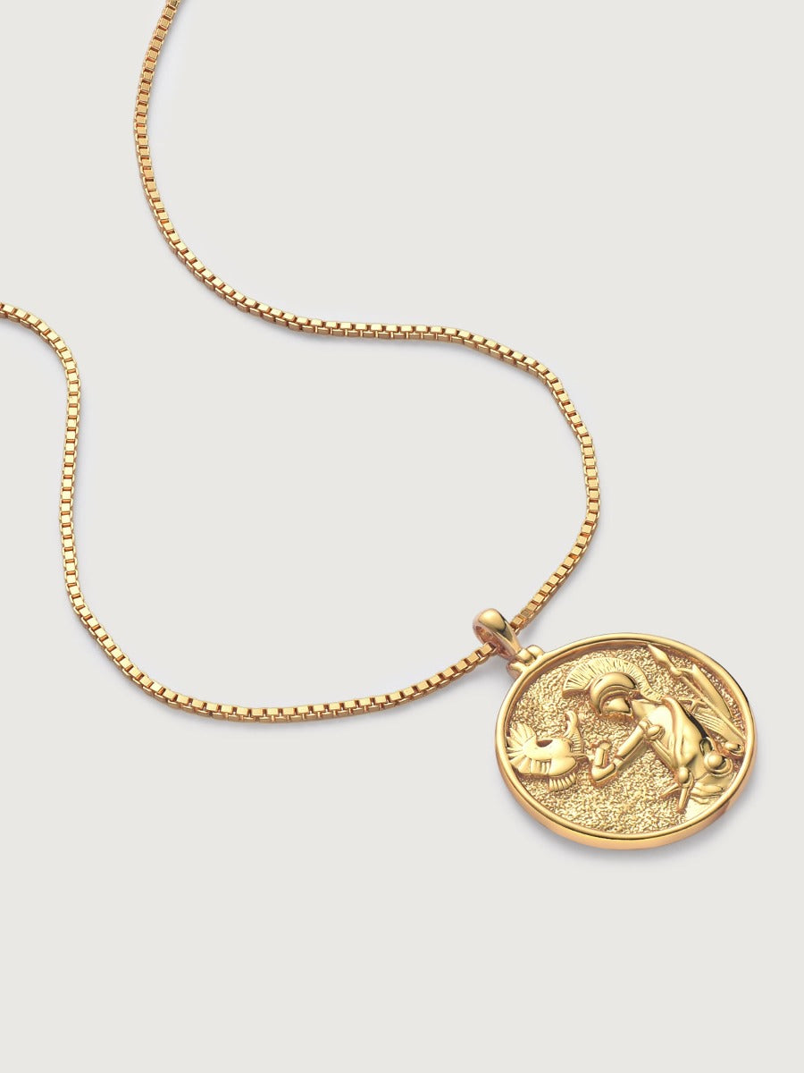 Pandantiv cu Lantisor din Argint The Royal Huntress Auriu