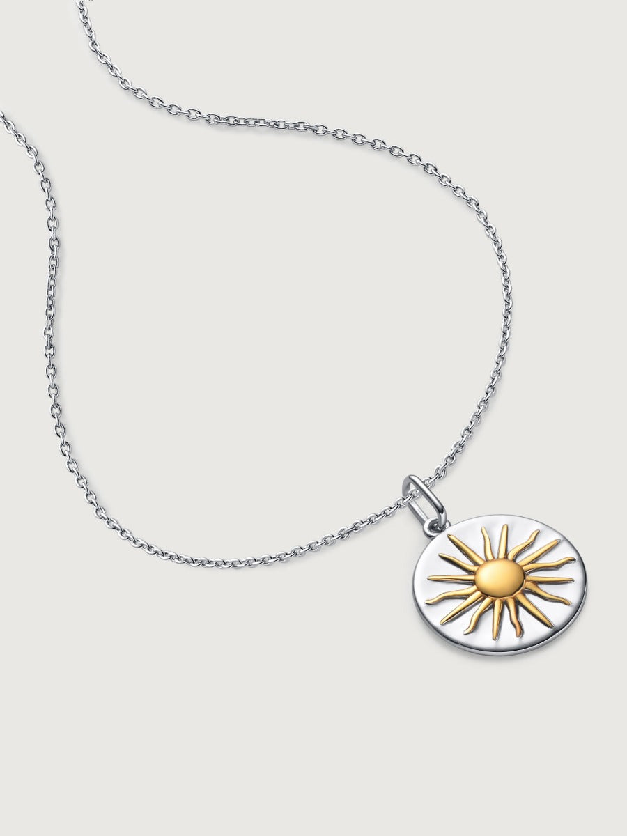 Colier din Argint Radiant Sunburst