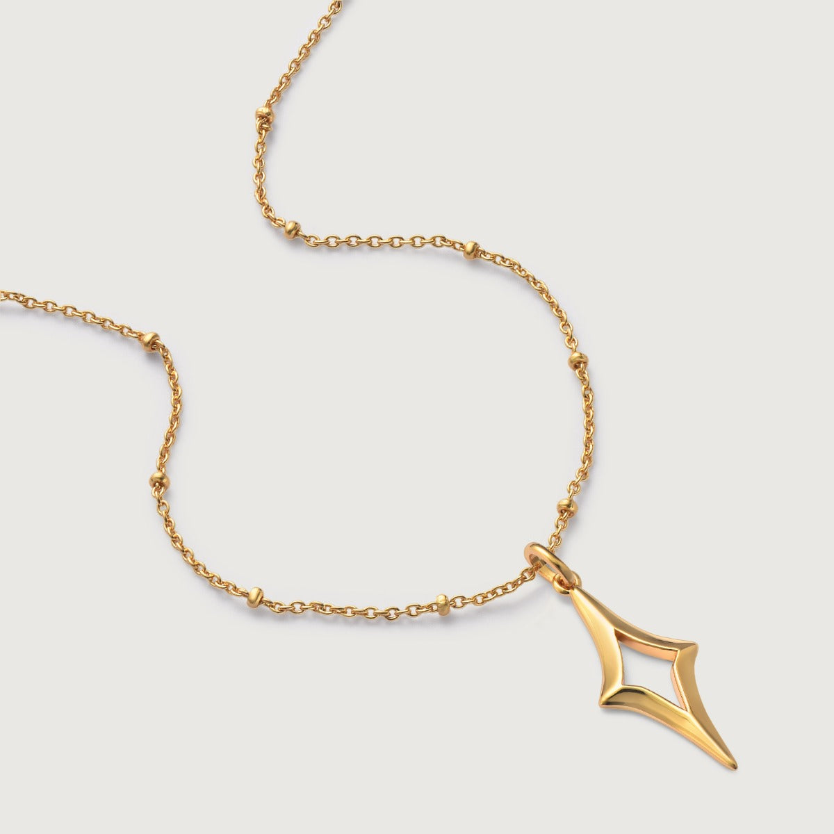 Pandantiv din Argint Distinctive Star Auriu