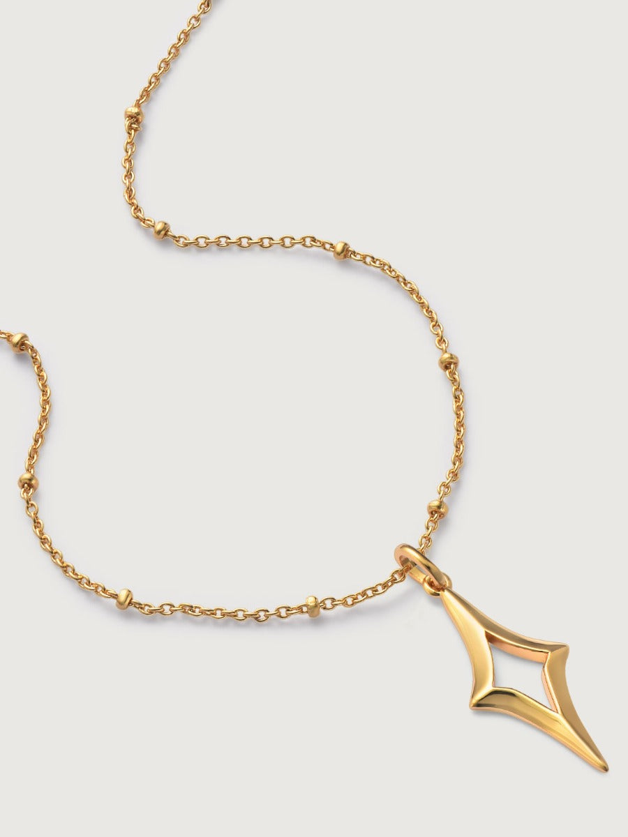 Pandantiv din Argint Distinctive Star Auriu