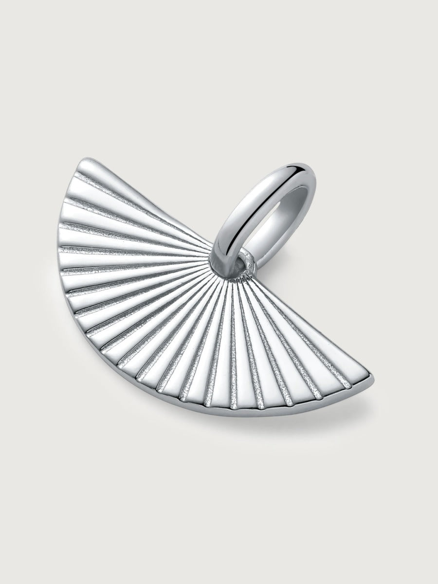 Pandantiv cu Lantisor din Argint Luminous Rays Argintiu