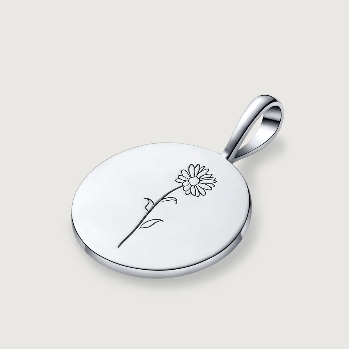 Colier din Argint Birthflower Bloom Silver - April Daisy