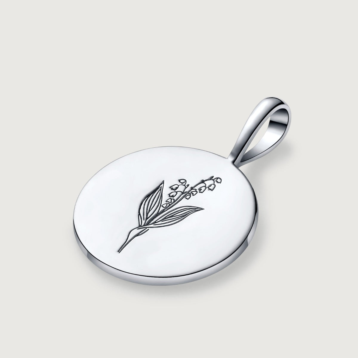 Colier din Argint Birthflower Bloom Silver - May Lily of the Valley