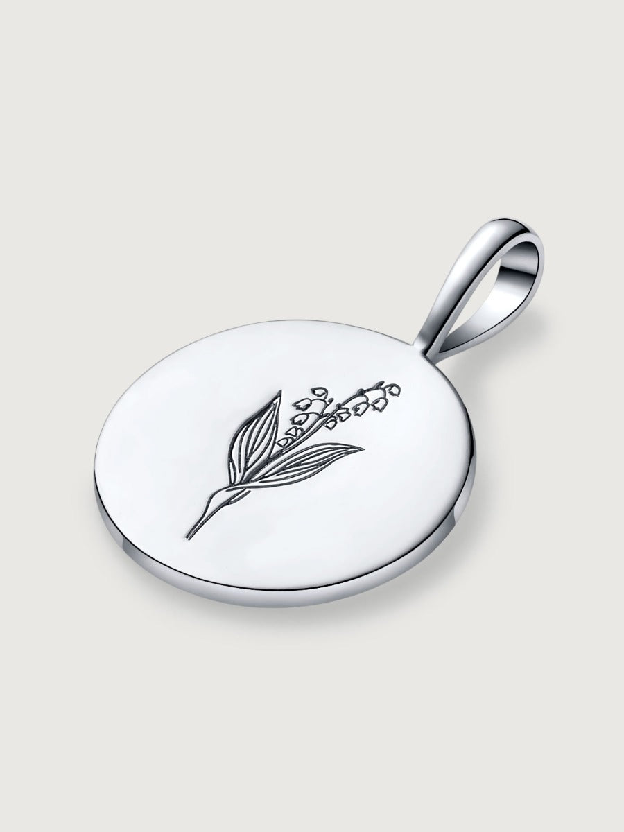 Colier din Argint Birthflower Bloom Silver - May Lily of the Valley