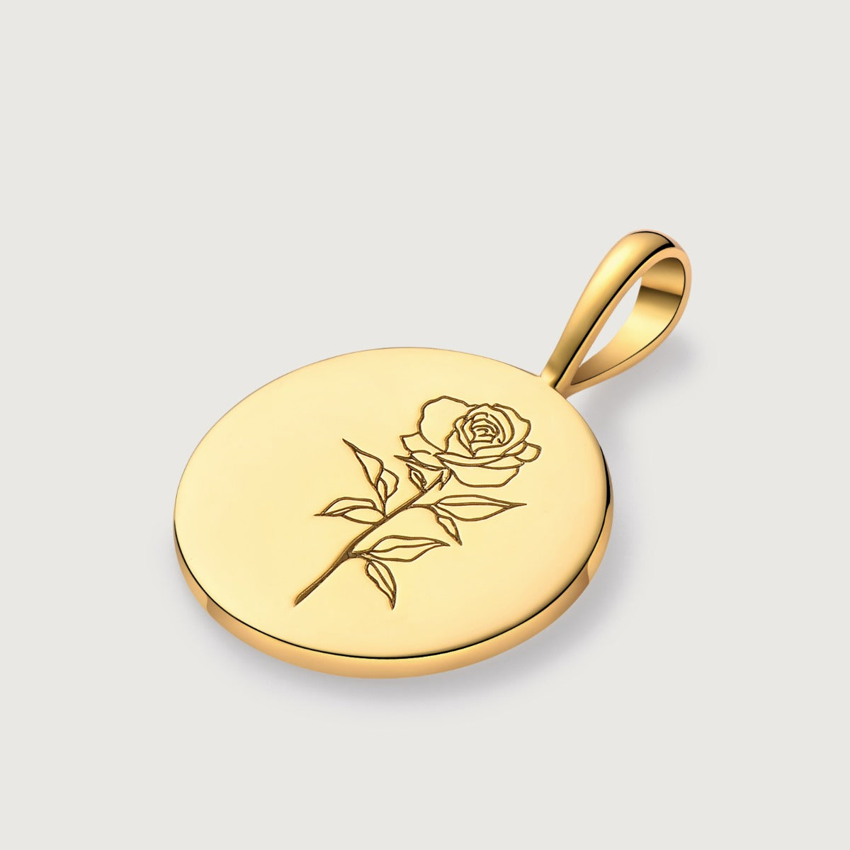 Colier din Argint Birthflower Bloom Gold - June Rose